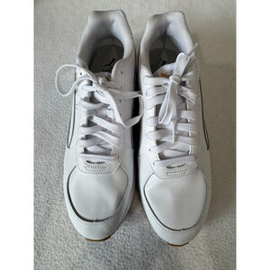 Women's PUMA White Gold soft foam Sneakers Size 10